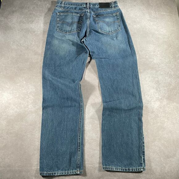 Vintage Harley Davidson Genuine Motor Biker Medium Wash Denim Blue Jeans - Picture 1 of 8